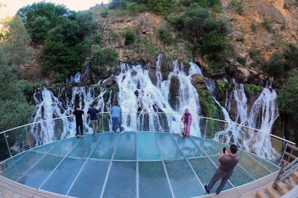 Sıcaktan kaçan soluğu bakın nerede aldı