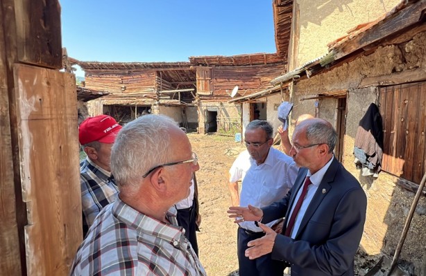 Şiddetli yağış 7 köyde sele neden oldu