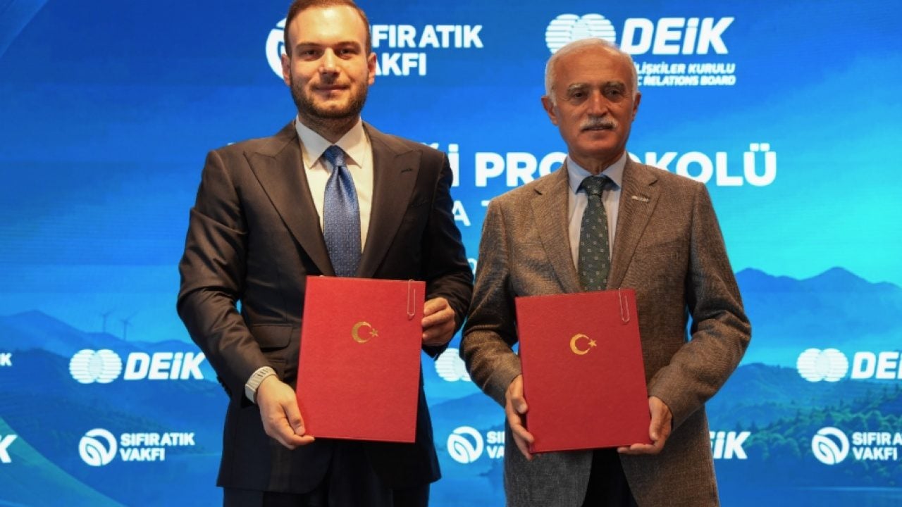 Foto - Sıfır Atık Vakfı ile DEİK arasında işbirliği protokolü