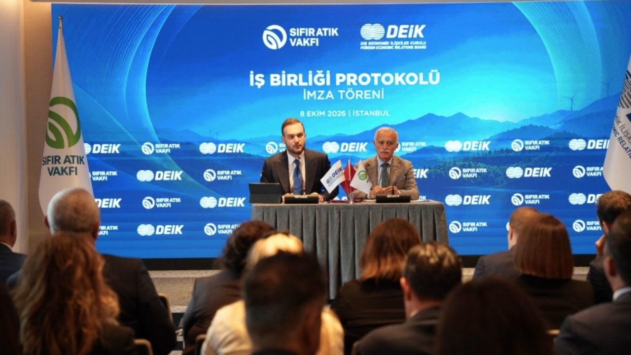 Foto - Sıfır Atık Vakfı ile DEİK arasında işbirliği protokolü