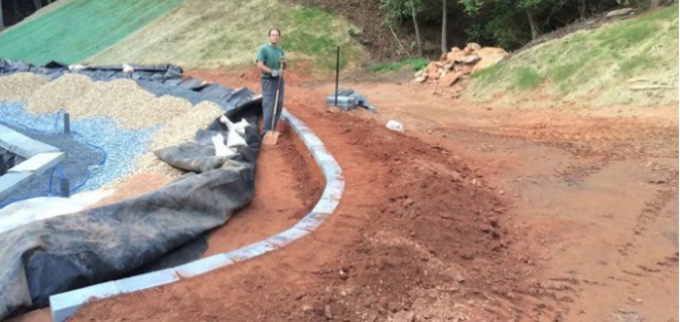 Foto - Sıfırdan yapay gölet inşa ettiler