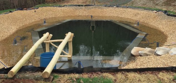 Foto - Sıfırdan yapay gölet inşa ettiler