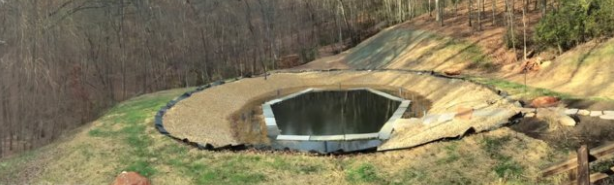 Foto - Sıfırdan yapay gölet inşa ettiler