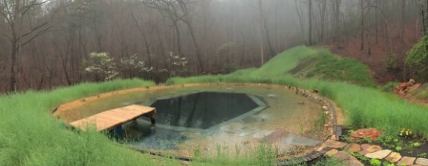 Foto - Sıfırdan yapay gölet inşa ettiler