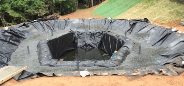 Foto - Sıfırdan yapay gölet inşa ettiler