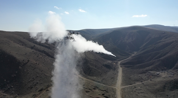 Foto - Silahlı drone 'Songar' yerli roketleri ateşledi