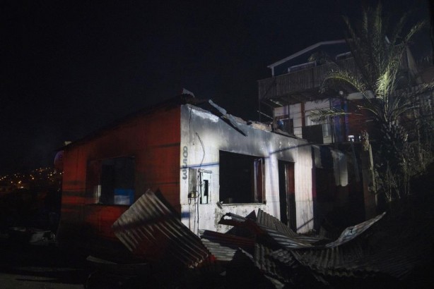 Foto - Şili’deki orman yangınında evler küle döndü