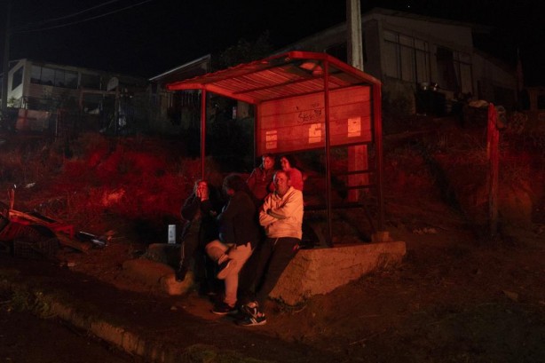 Foto - Şili’deki orman yangınında evler küle döndü