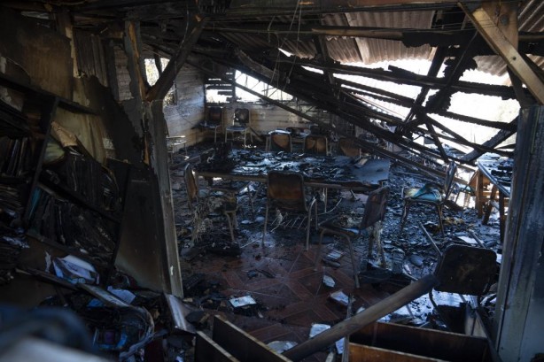 Foto - Şili’deki orman yangınında evler küle döndü