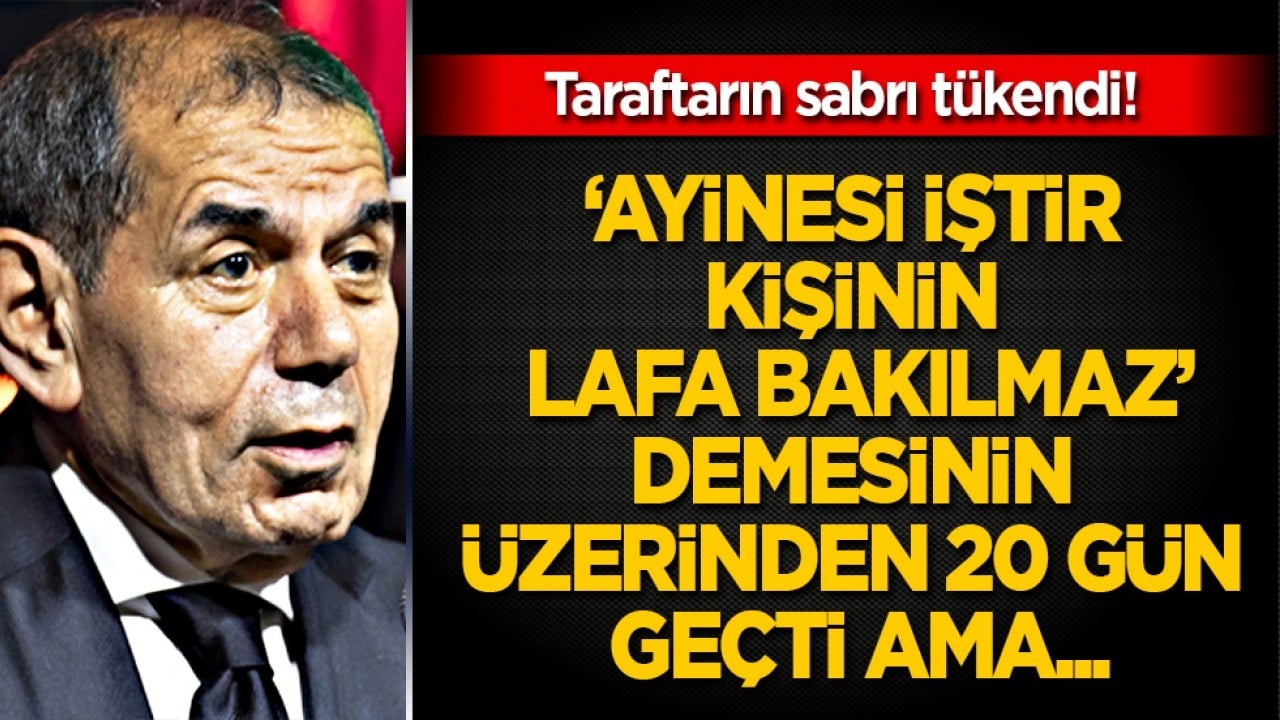 Şimdi de bunu yapacaklar: Dursun Özbek hedef tahtasında! 'Ayinesi iştir' dedi: 20 günü geçti
