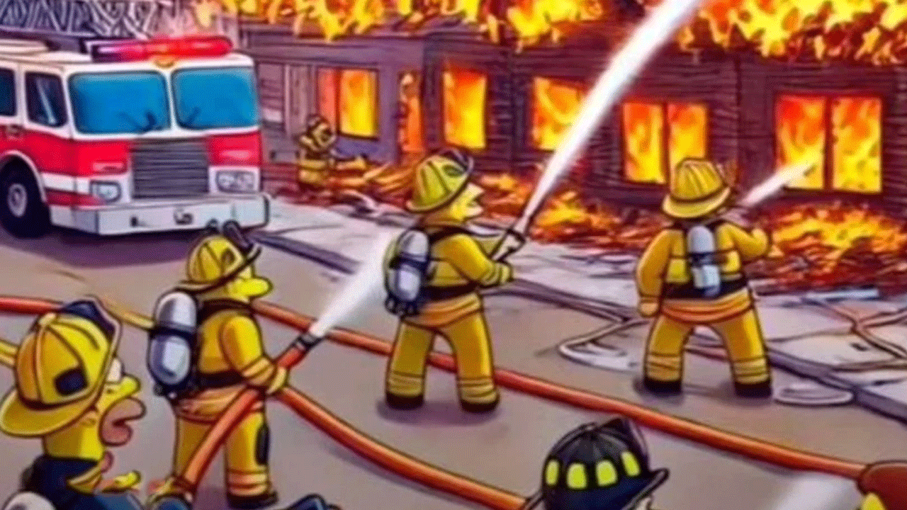 Foto - Simpsonlar ABD yangınını da bildi! Akıl alır gibi değil