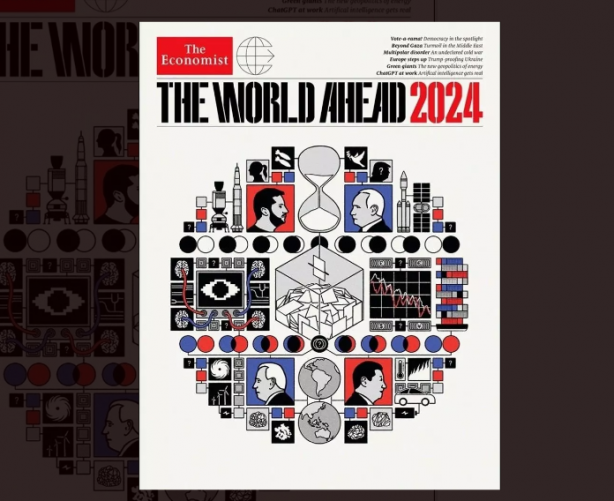 Foto - Simpsonlar gibi her dediği çıkan The Economist'in gizemli 2024 kapağı yayımlandı! Elinde bu yatırım aracından olan varsa hemen satsın