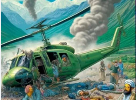 Foto - Simpsonlar için ortaya atılan İran'daki helikopter kazası görselleri gündemi altüst etti: Ben çizdirdim