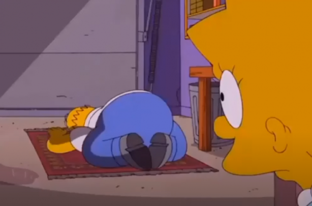 Foto - Simpsonlar Namaz sahnesi ile ne anlatmak istiyor? Her öngörüsü çıkan Simpsonlar'dan Mekke detayı