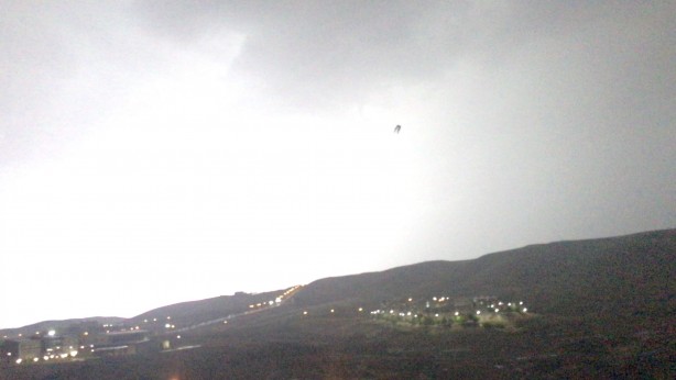 Foto - Şimşekler geceyi aydınlattı