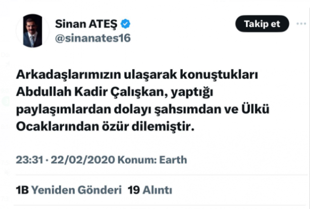 Foto - Sinan Ateş'le ilgili gündemi sarsacak gerçek: Torbacıları tutup o ismi dövdürdü! Sonra tweet attı