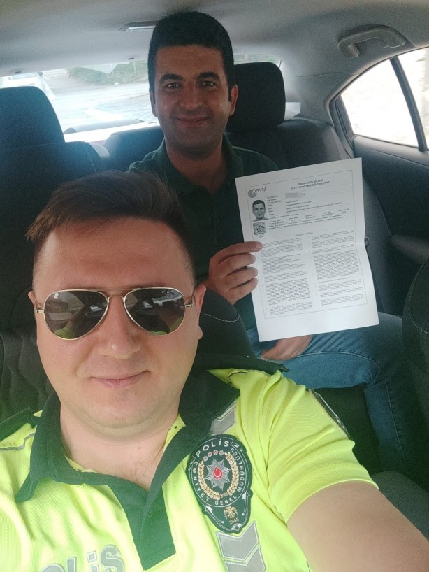 Foto - Sınava gireceği okulu bulamadı, bakın ne yaptı!