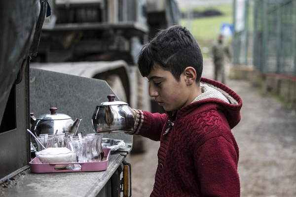Foto - Sınır bölgesinden yürekleri ısıtan görüntü