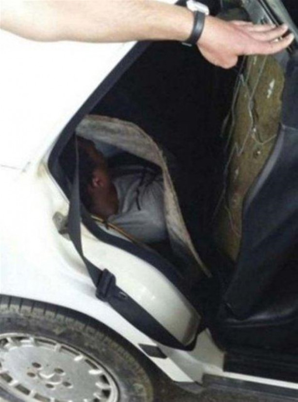 Foto - Sınırdan kaçmak için yaptıklarına çok şaşıracaksınız!