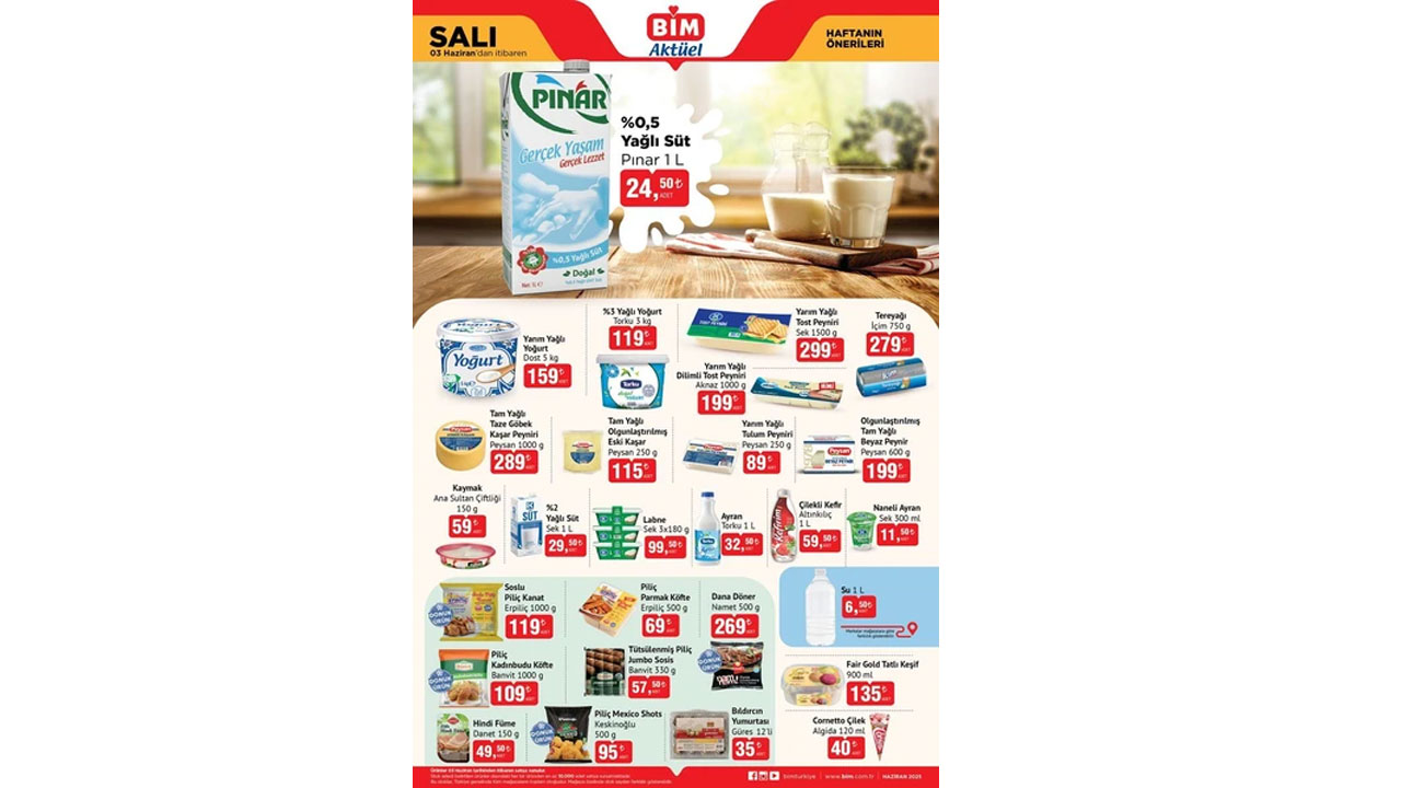 Foto - Sınırlı stoklarla geliyor! BİM 3 Haziran 2025 indirimli ürünlerde kaçırılmayacak fırsat