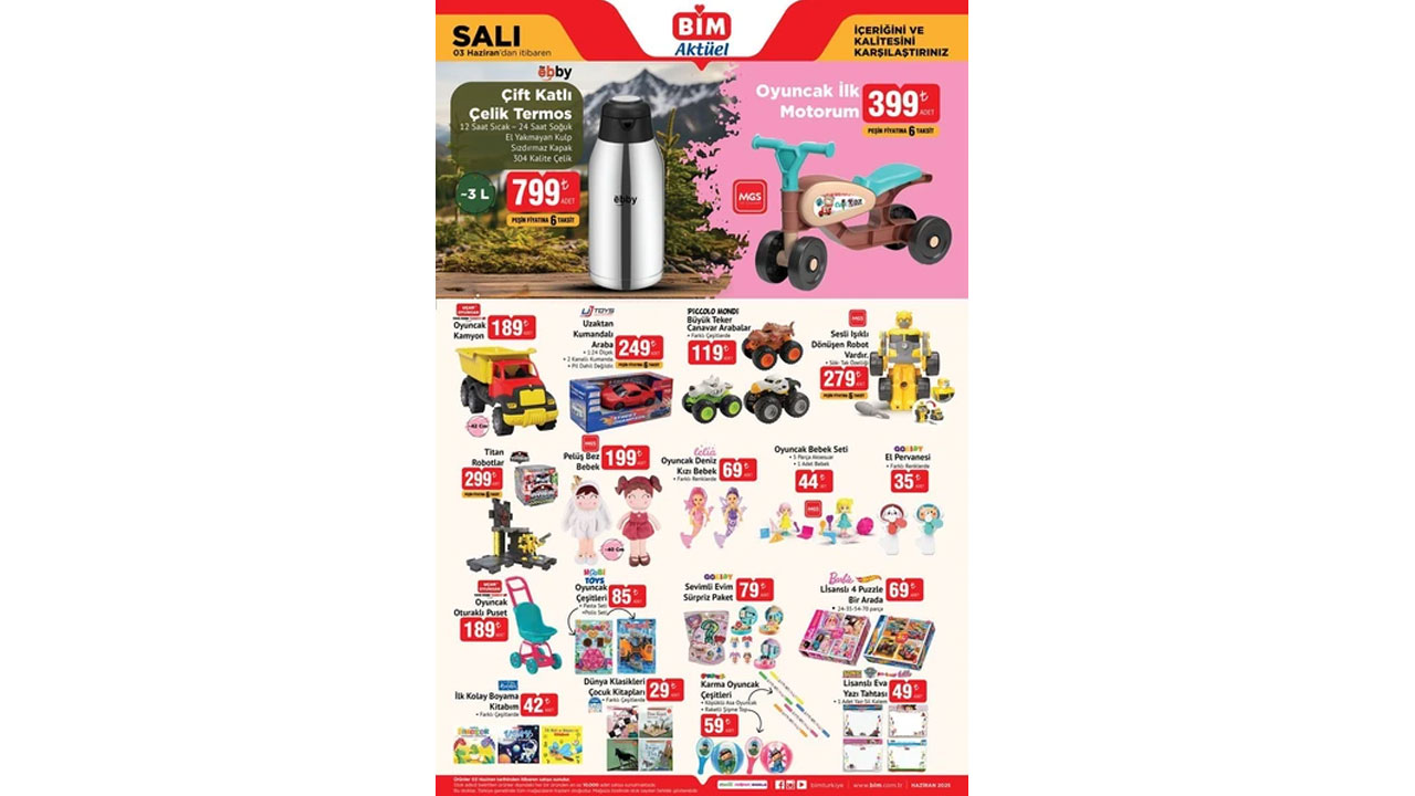 Foto - Sınırlı stoklarla geliyor! BİM 3 Haziran 2025 indirimli ürünlerde kaçırılmayacak fırsat