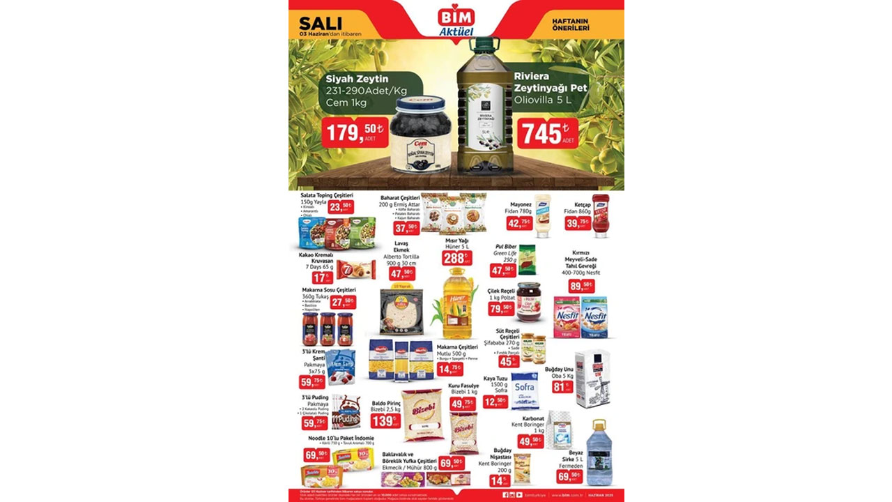 Foto - Sınırlı stoklarla geliyor! BİM 3 Haziran 2025 indirimli ürünlerde kaçırılmayacak fırsat