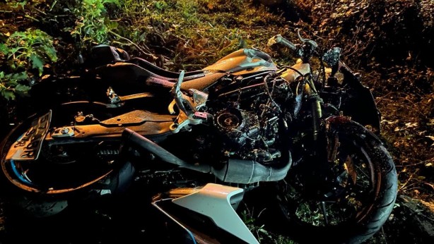 Foto - Sinop’ta feci motosiklet kazası!