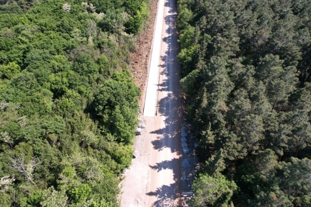 Foto - Sinop'ta tabiat parkına yapılan bisiklet yolu yaz döneminde hizmete açılacak