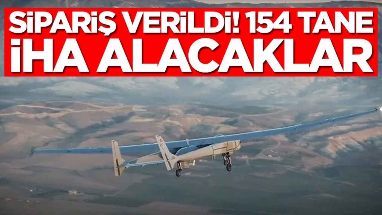 Sipariş verildi: 154 adet İHA teslim alacaklar