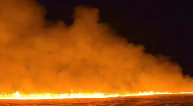 Foto - Şırnak'taki anız yangını 7 köyü etkisi altına aldı