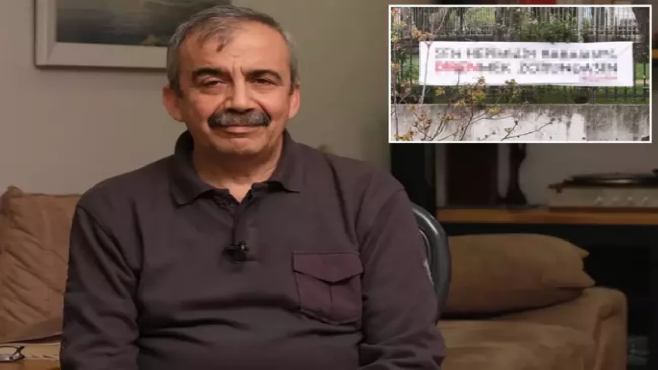 Sırrı Süreyya Önder’in kaldığı hastanenin tam karşısına bu afişi astılar! Gören şaşkına döndü