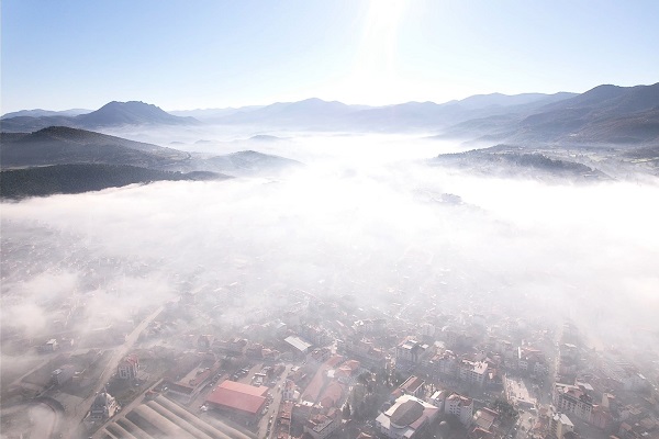 Foto - Sis görsel şölen oluşturdu