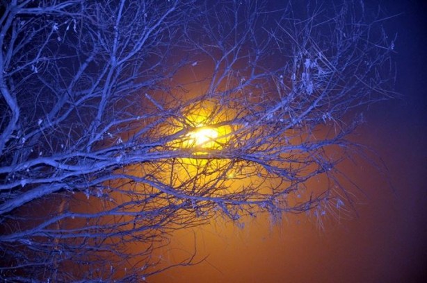 Sis, kartpostallık görüntülere sebep oldu