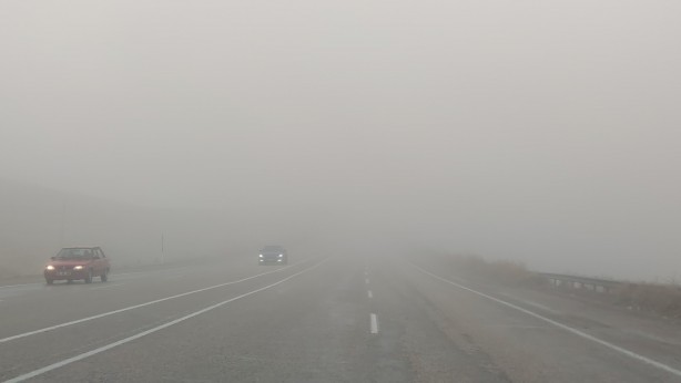 Foto - Sis sürücülere zor anlar yaşattı!