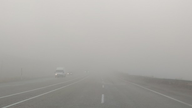 Foto - Sis sürücülere zor anlar yaşattı!