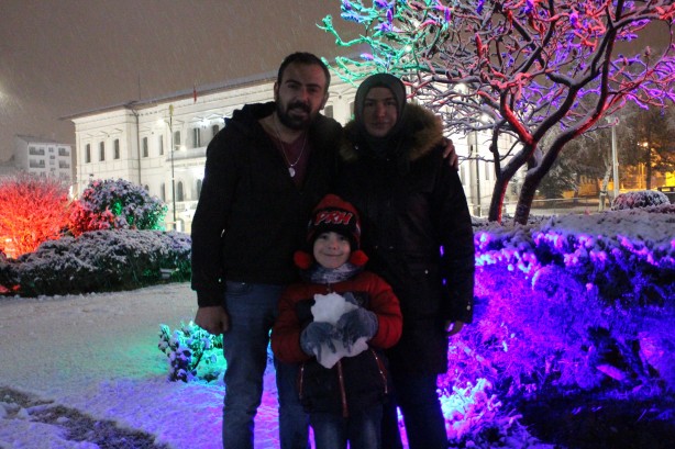 Foto - Sivas beyaza büründü vatandaşlar keyfini böyle çıkardı!