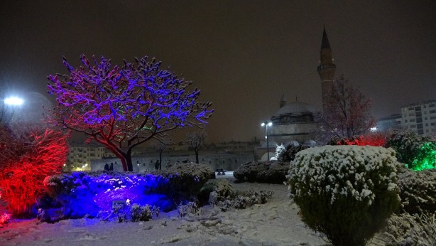 Foto - Sivas beyaza büründü vatandaşlar keyfini böyle çıkardı!