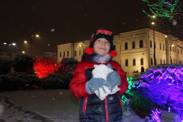 Foto - Sivas beyaza büründü vatandaşlar keyfini böyle çıkardı!