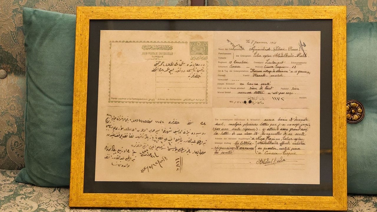 Foto - Sivaslı esir yüzbaşının annesine hasretini yazdığı satırlar 110 yıl sonra torununa ulaştı