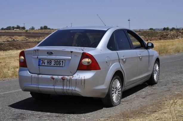 Foto - Siverek'te otomobile silahlı saldırı