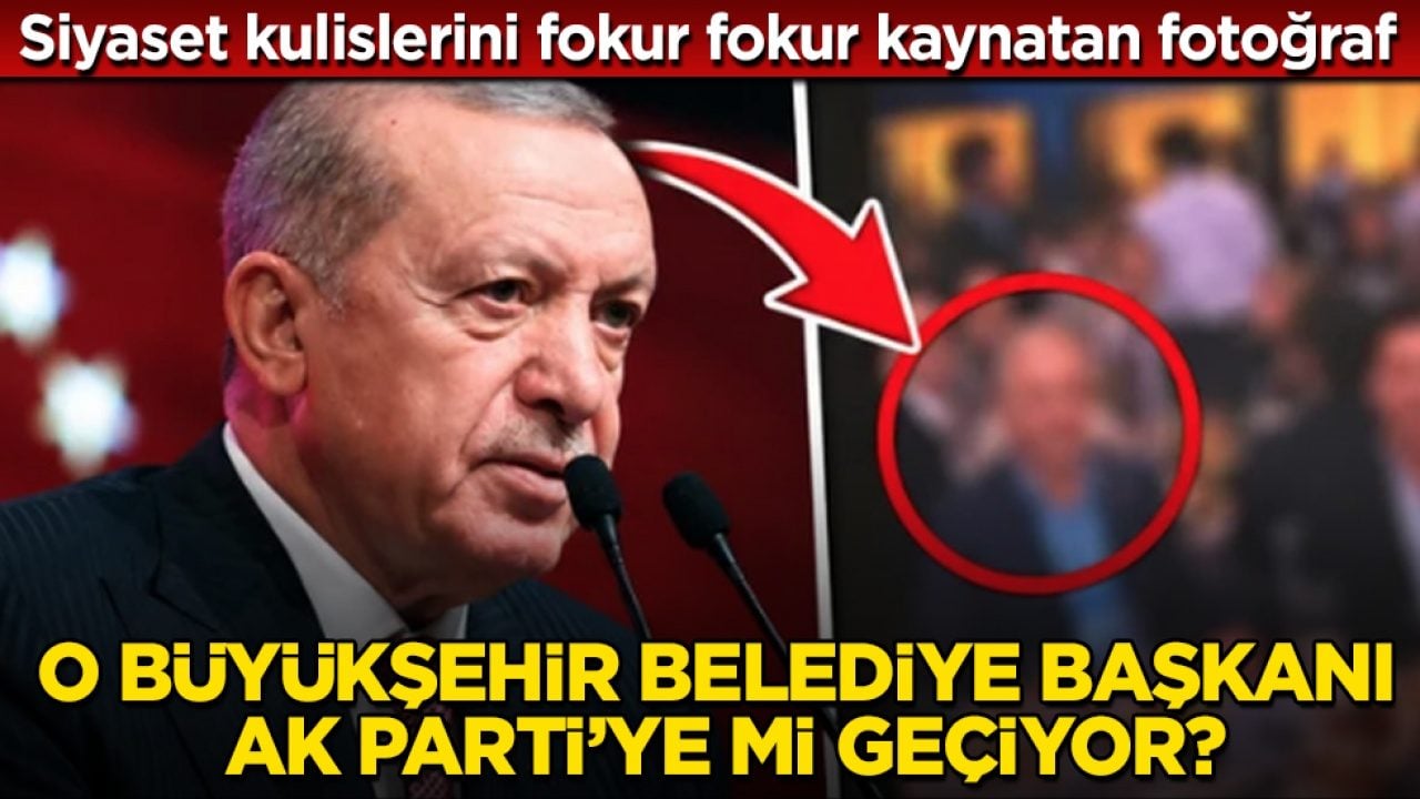 Siyaset kulislerini fokur fokur kaynatan fotoğraf! O büyükşehir belediye başkanı AK Parti’ye mi geçiyor?