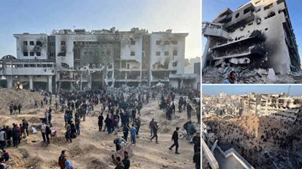 Foto - Siyonist İsrail Şifa Hastanesini yok etti!