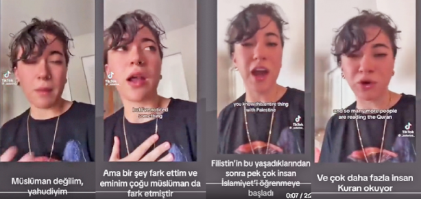 Foto - Siyonist İsrail’in katliamları İslamiyet'e geçişi hızlandırdı: ‘Kur’an almak istiyorum’