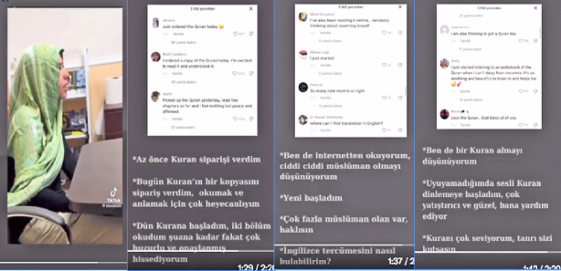 Foto - Siyonist İsrail’in katliamları İslamiyet'e geçişi hızlandırdı: ‘Kur’an almak istiyorum’