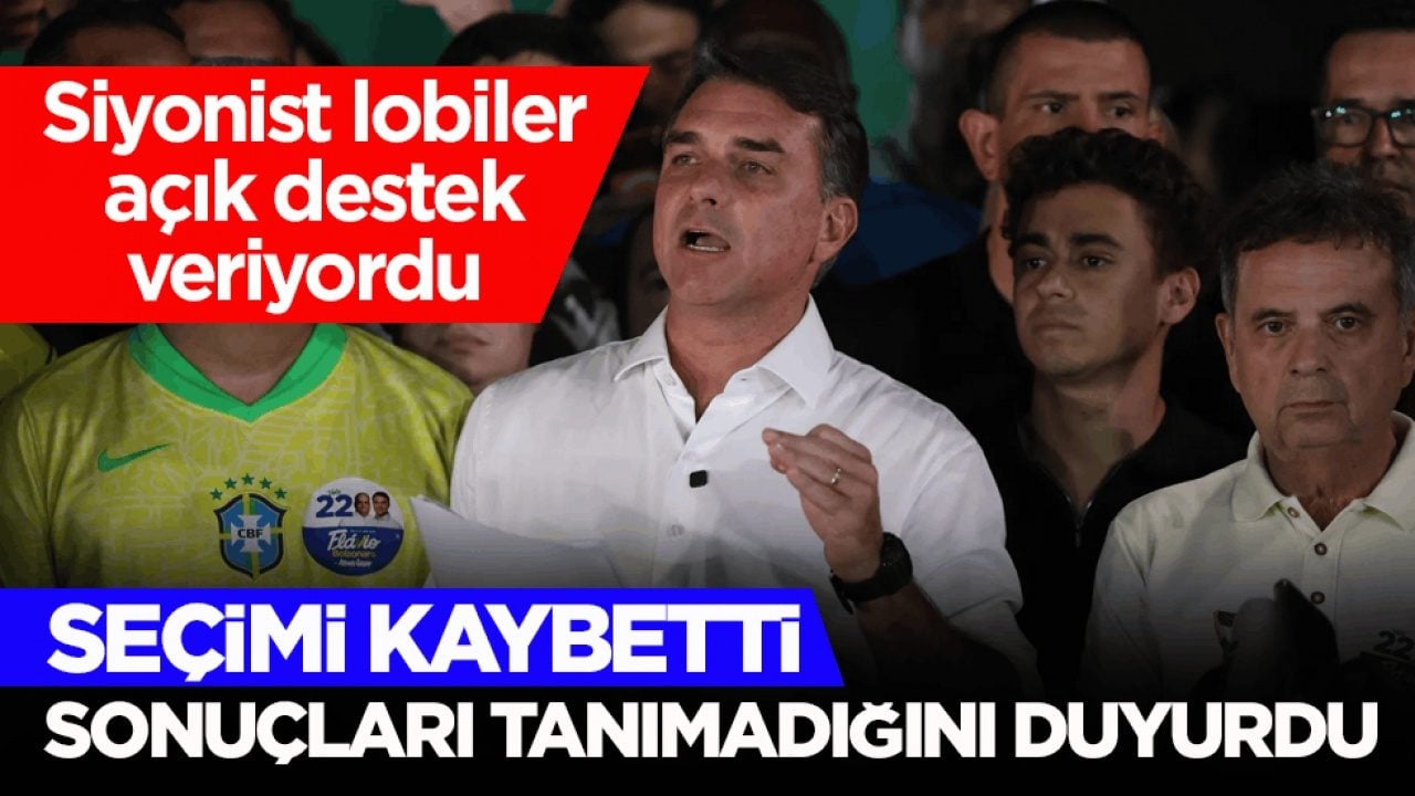 Siyonist lobiler açık destek veriyordu! Seçimi kaybetti, sonuçları tanımadığını duyurdu