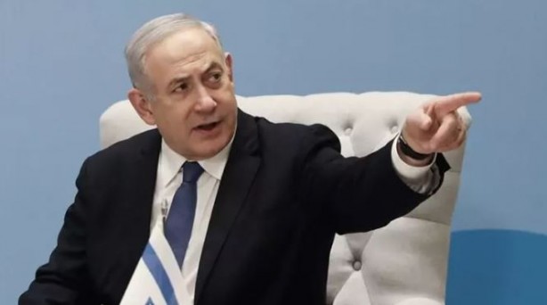 Foto - Siyonist Netanyahu'dan katliam yemini