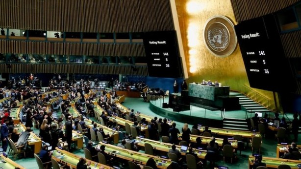 Foto - 'Siz nasıl Müslümansınız?' dedirttiler! BM oylamasında İsrail'in sevindiren iki Müslüman ülkesi belli oldu