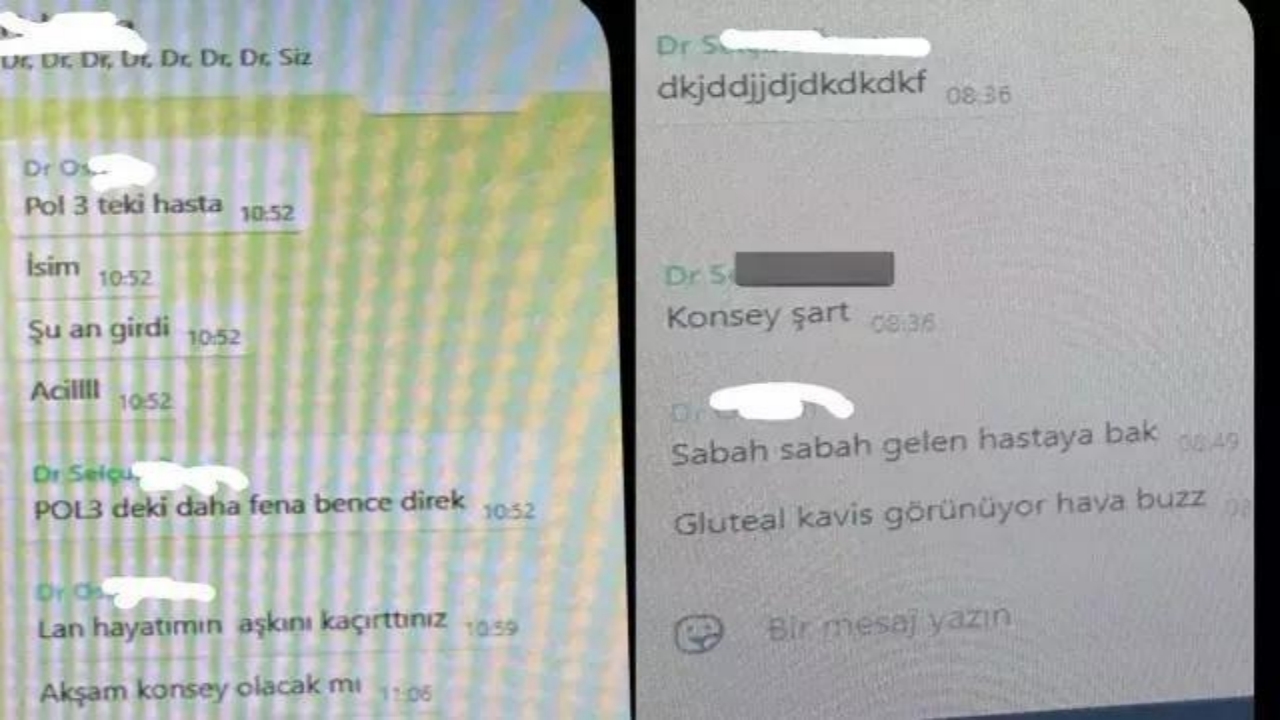 Foto - Sizde hayâ da mı vardı? O namussuz doktorlar, WhatsApp'ta yazdıklarından değil, bundan utandılar