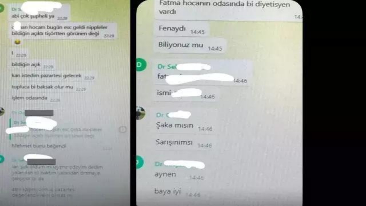 Foto - Sizde hayâ da mı vardı? O namussuz doktorlar, WhatsApp'ta yazdıklarından değil, bundan utandılar