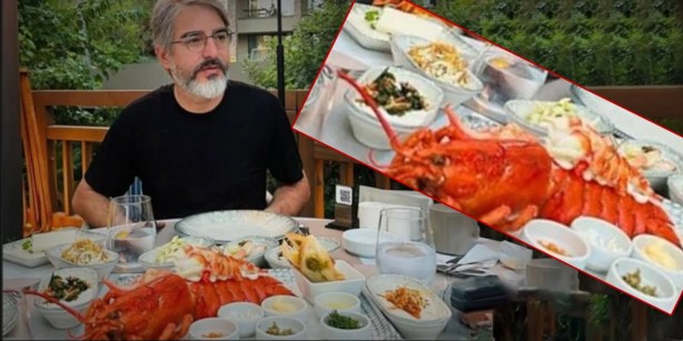 Foto - Sizde hiç utanma yok mu? O AK Partili isim de ıstakozla poz verdi! Halktan bu kadar da kopulmaz ki! Yazık, vallahi yazık